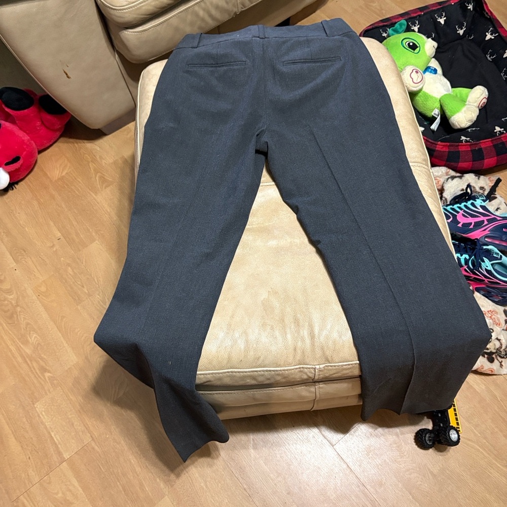 Ann Taylor Gray Straight Leg Pants